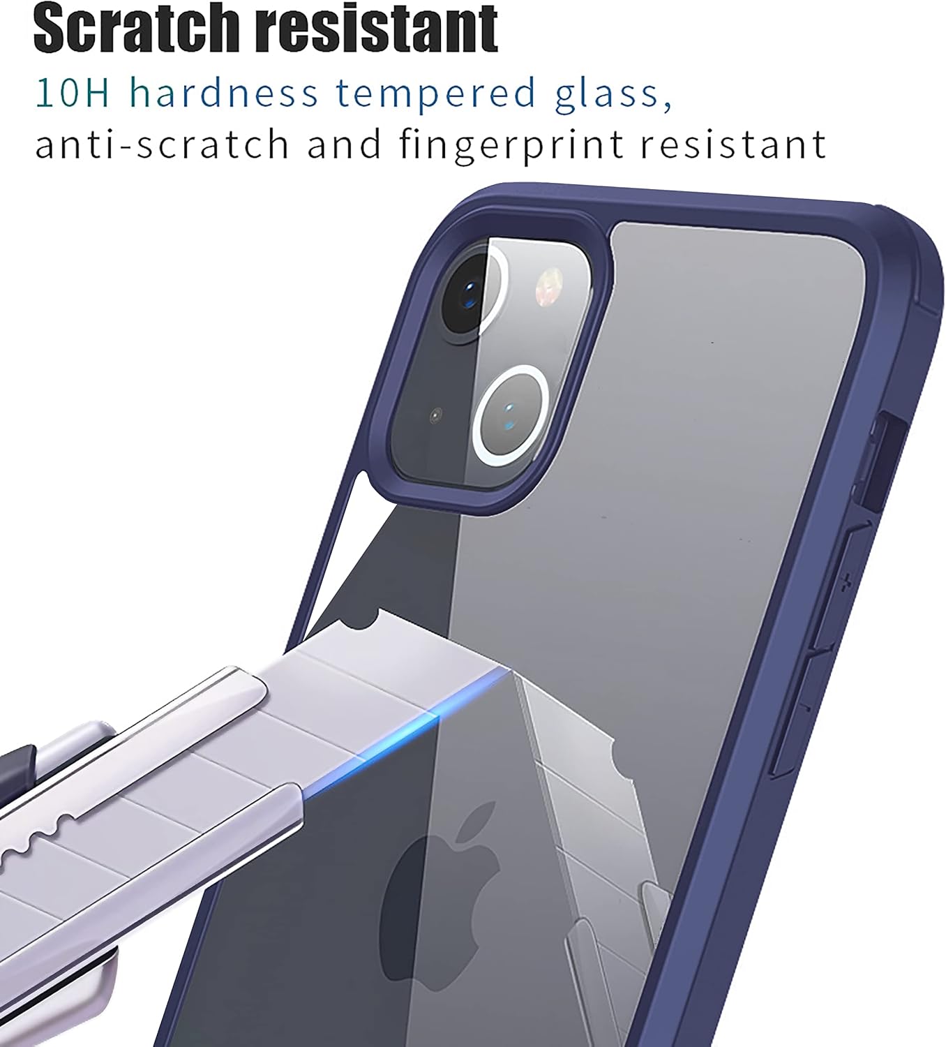Dual Layer Rugged Clear Case w 360° Full Protection for iPhone 14 - Image 5