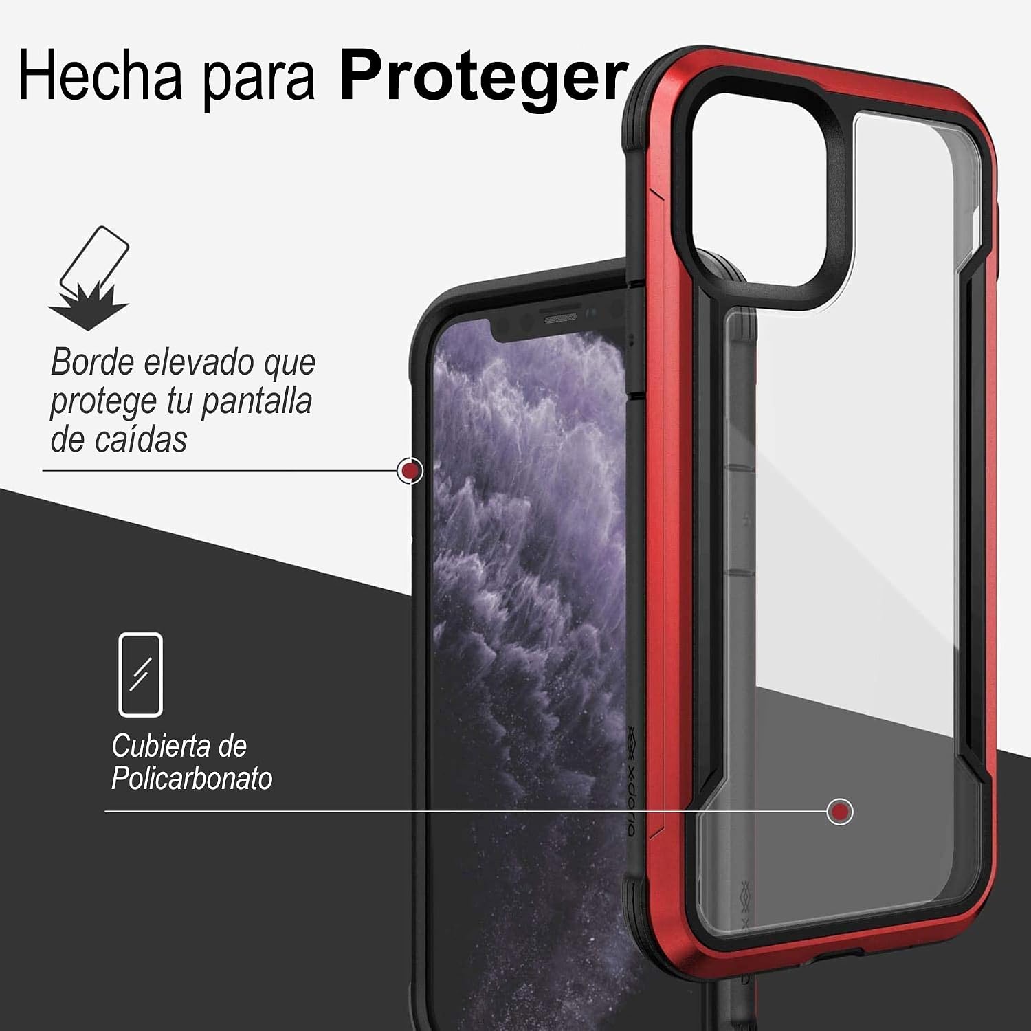 Défense Shield for iPhone 11 Pro - Red - Image 5