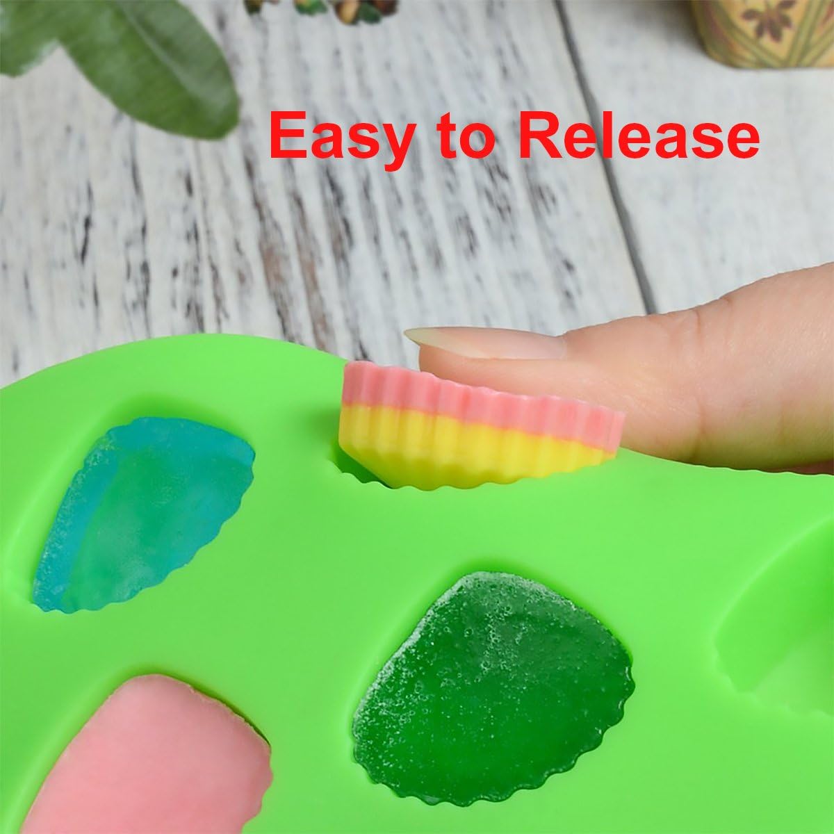 Silicone Gummy Molds Chocolate Molds Candy Mold and Silicone Ice Cube Tray - Image 5