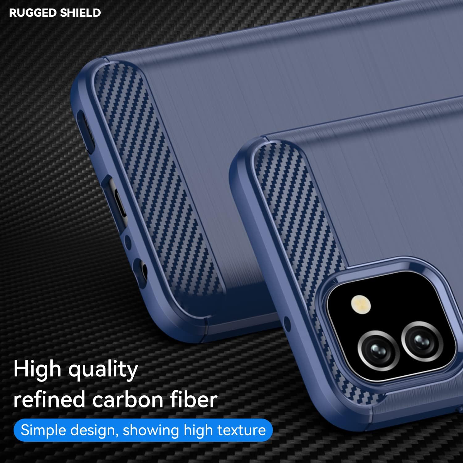 Case for Samsung Galaxy A03 Silicone Slim Case w Tempered Glass Screen Protector - Image 6