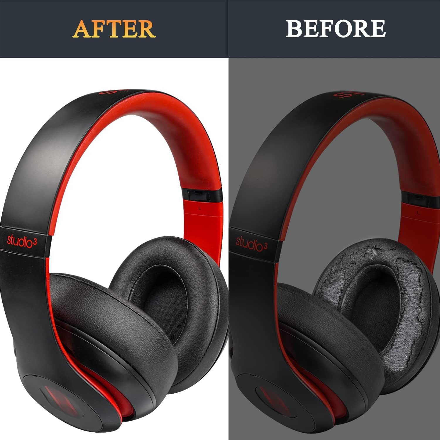 Professional Earpads Replacement Ear Pads Cushions for Beats Studio 2 & 3 - Image 3