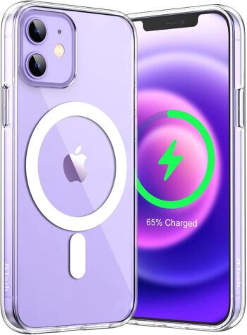 Magnetic Case for iPhone 12/12 Pro 6.1-Inch Compatible with MagSafe (Clear)