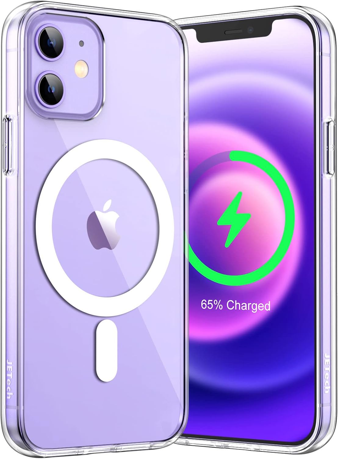 Magnetic Case for iPhone 12/12 Pro 6.1-Inch Compatible with MagSafe (Clear)