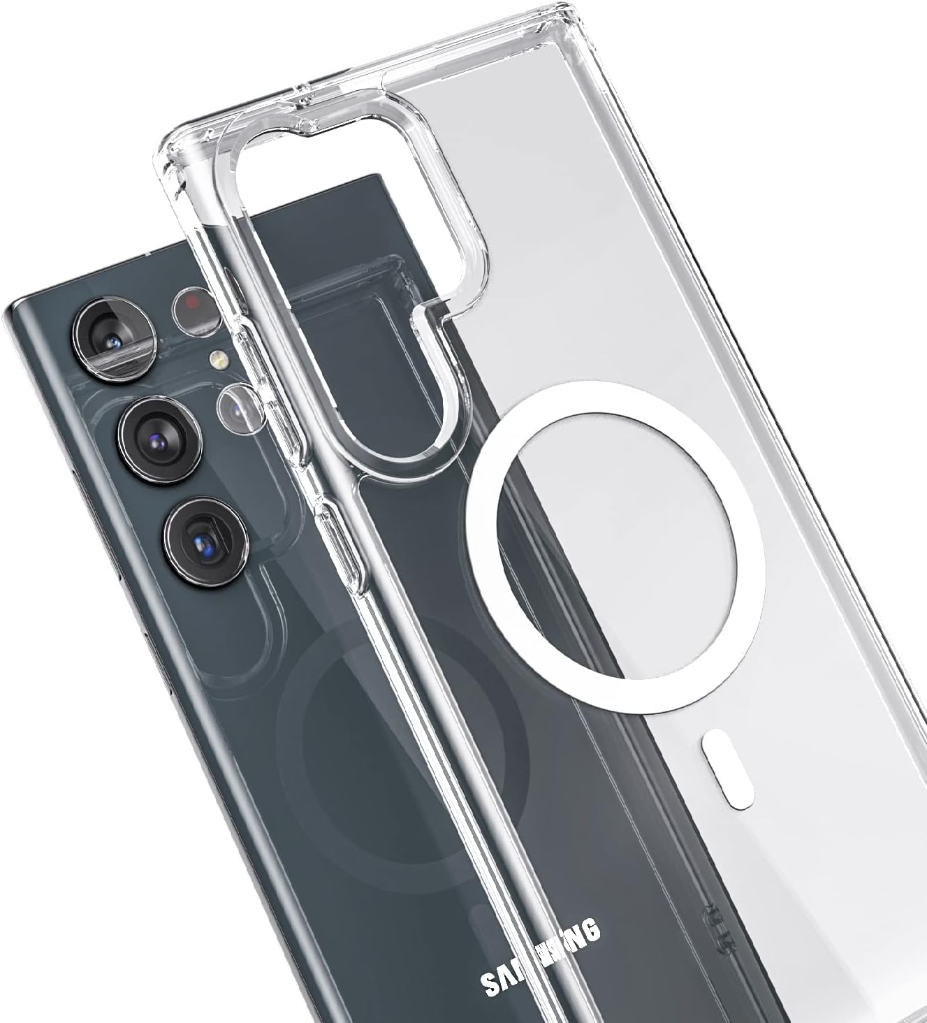 Samsung Galaxy S23 (2023) Ultra (6.8") Protective Hybrid Clear Case - Image 6