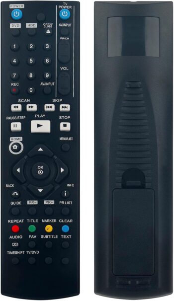Replacement IR Remote Control Compatible with LG Freeview+ DVD HDD