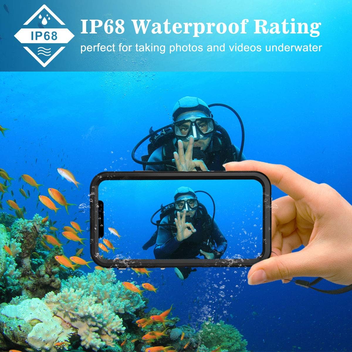 Waterproof Case for iPhone 11, Full Body Heavy Duty Protection Full Sealed Cover - Image 7