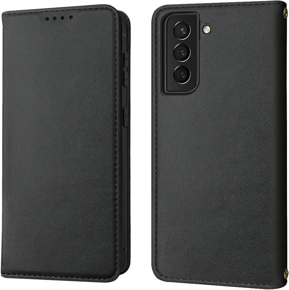 For Samsung Galaxy S21 Premium Leather PU Flip Cover Magnetic Shockproof Case