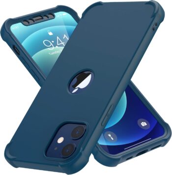 For iPhone 12 Mini [2 x Tempered Glass Screen Protector] Full Body Protective