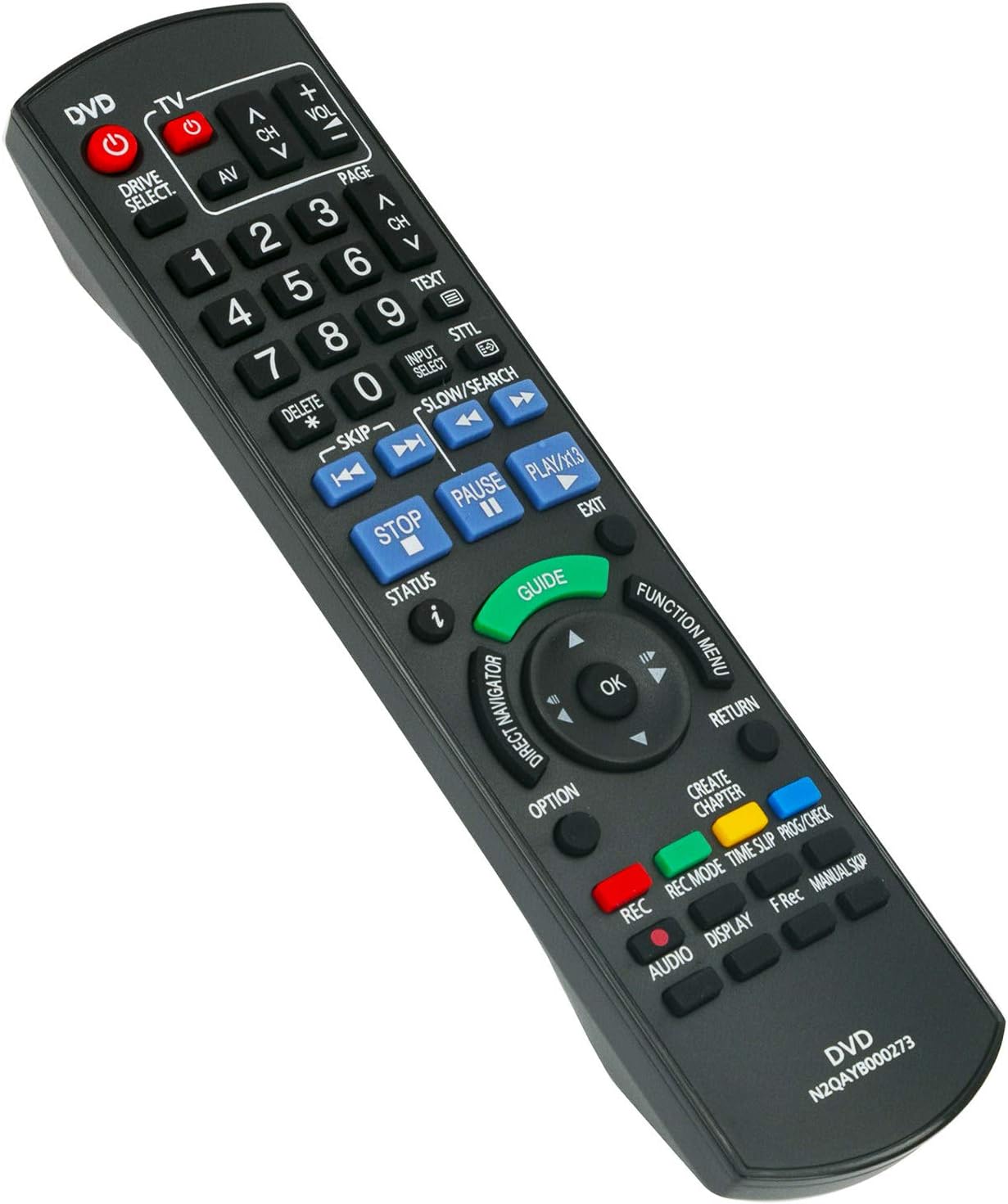 Remote Control Compatible with Panasonic DVD Recorder DMR-XW300 - Image 2