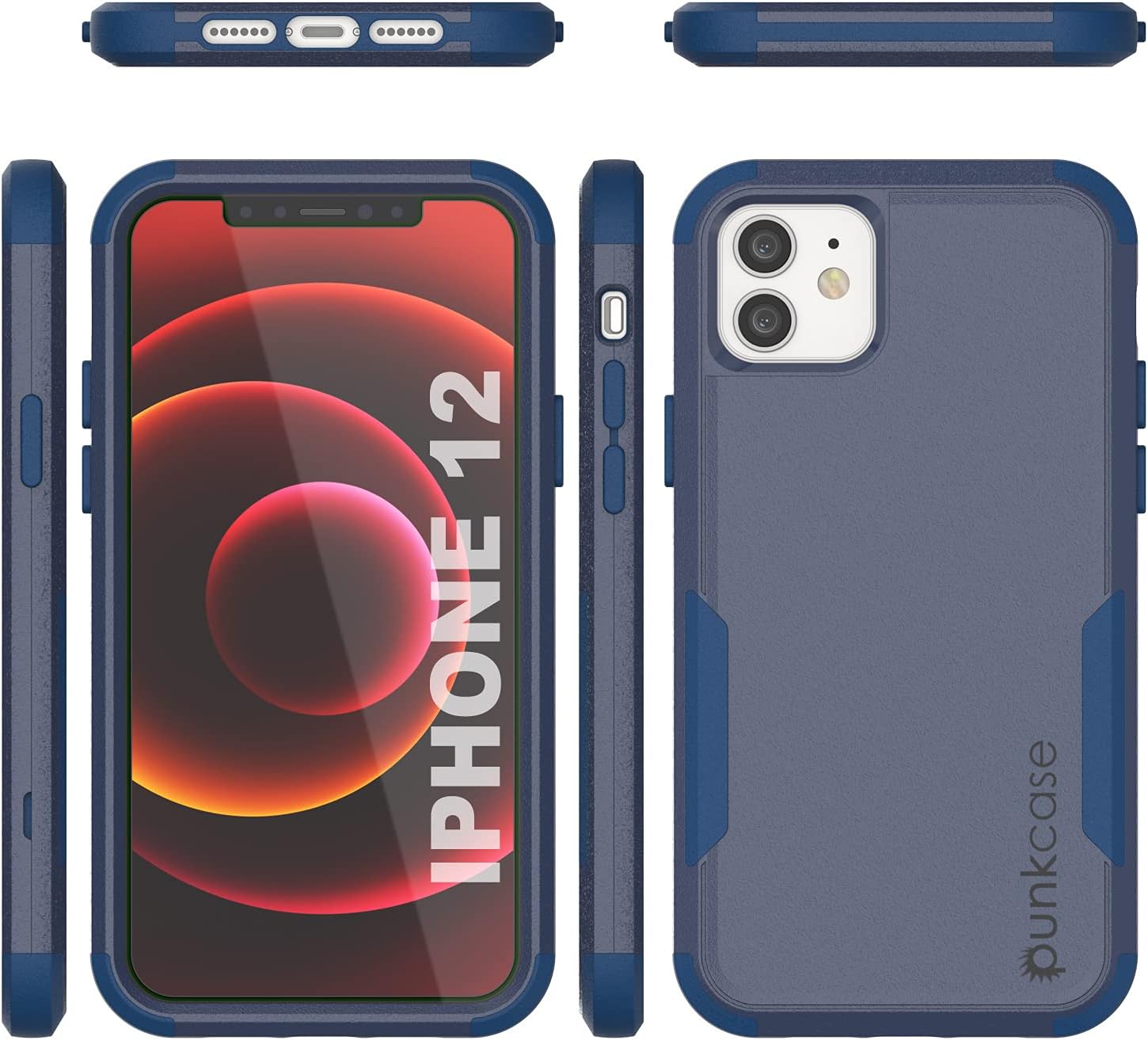 For iPhone 12 Belt Clip Holster 4-1 Rugged & Protective Multilayer Phone Case - Image 9