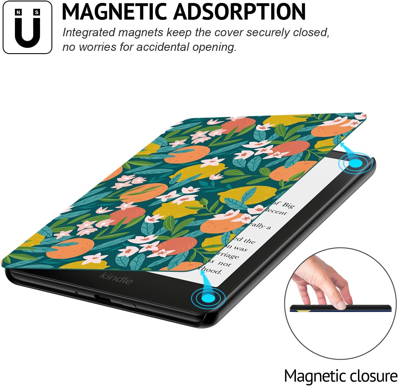 6.8" Kindle Paperwhite (11th Generation- 2021 Release) - PU Leather Case - Image 4