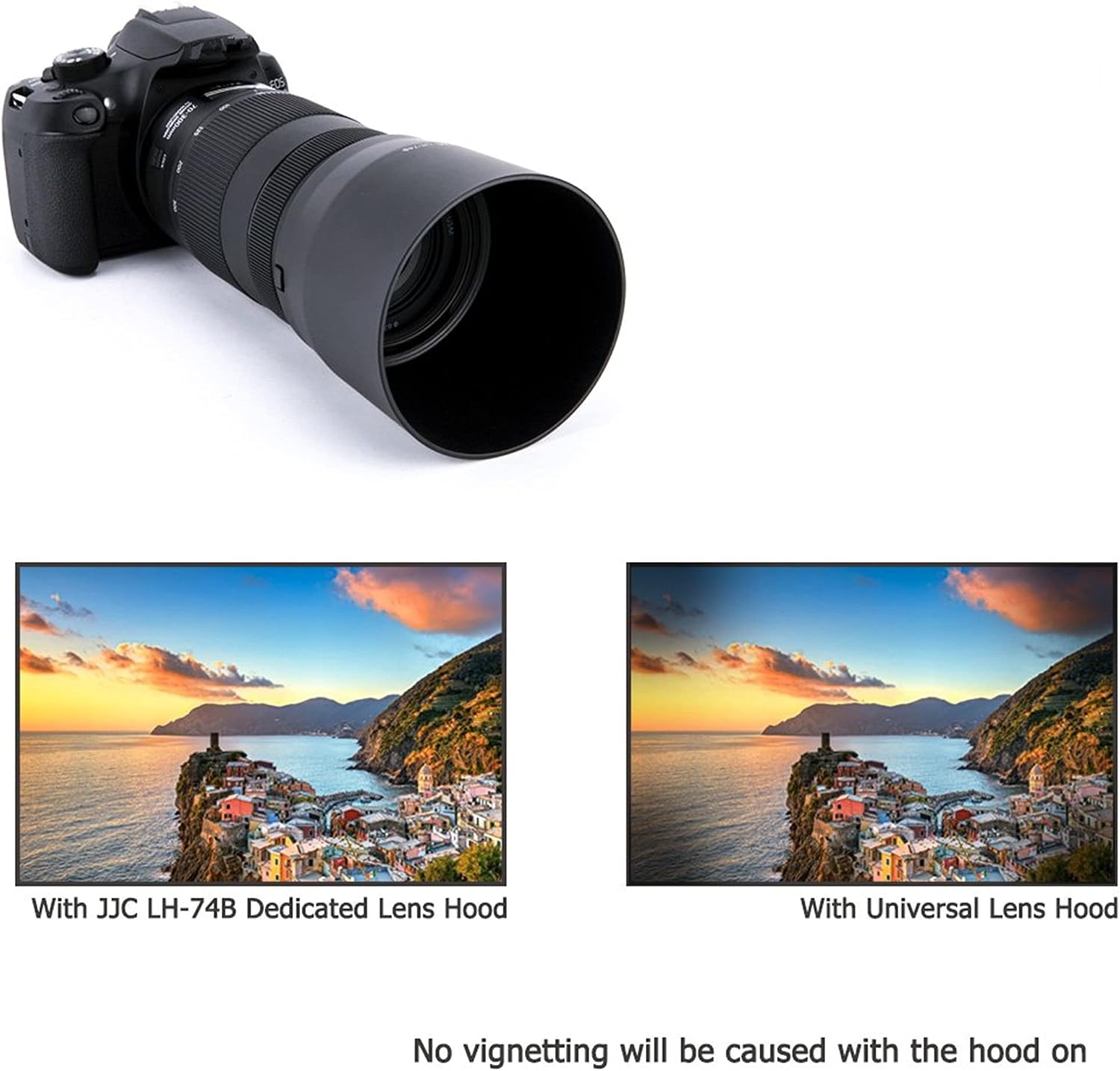 Reversible Lens Hood Shade Bayonet for Canon RF 100-400mm F5.6-8 IS - Image 8