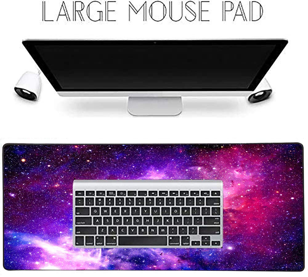 Gaming Mouse Pad, Extended Large Mouse Mat with Stitched Edges (800x400x2mm) - Image 4