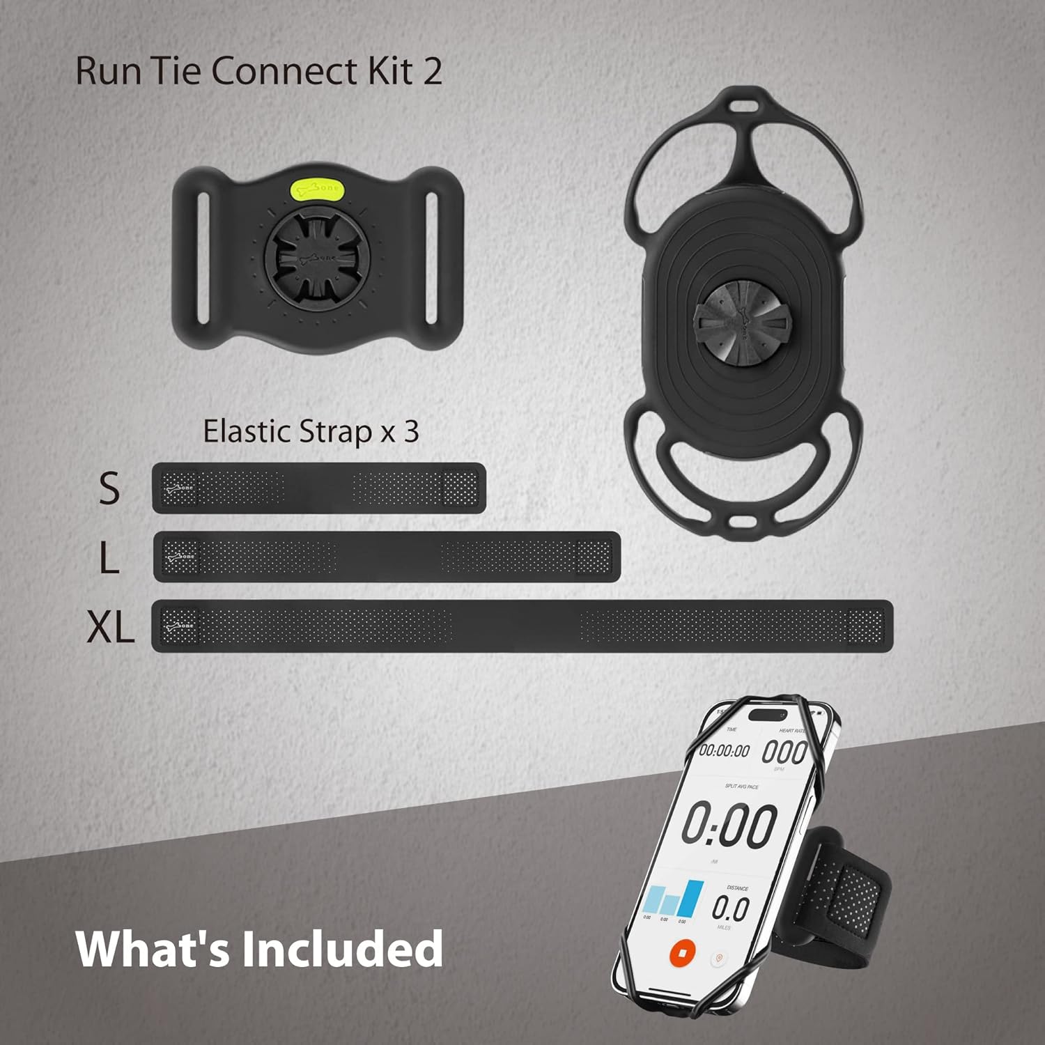 Running Phone Holder 360° Rotatable 2nd Gen. Running Armband Set - Image 5