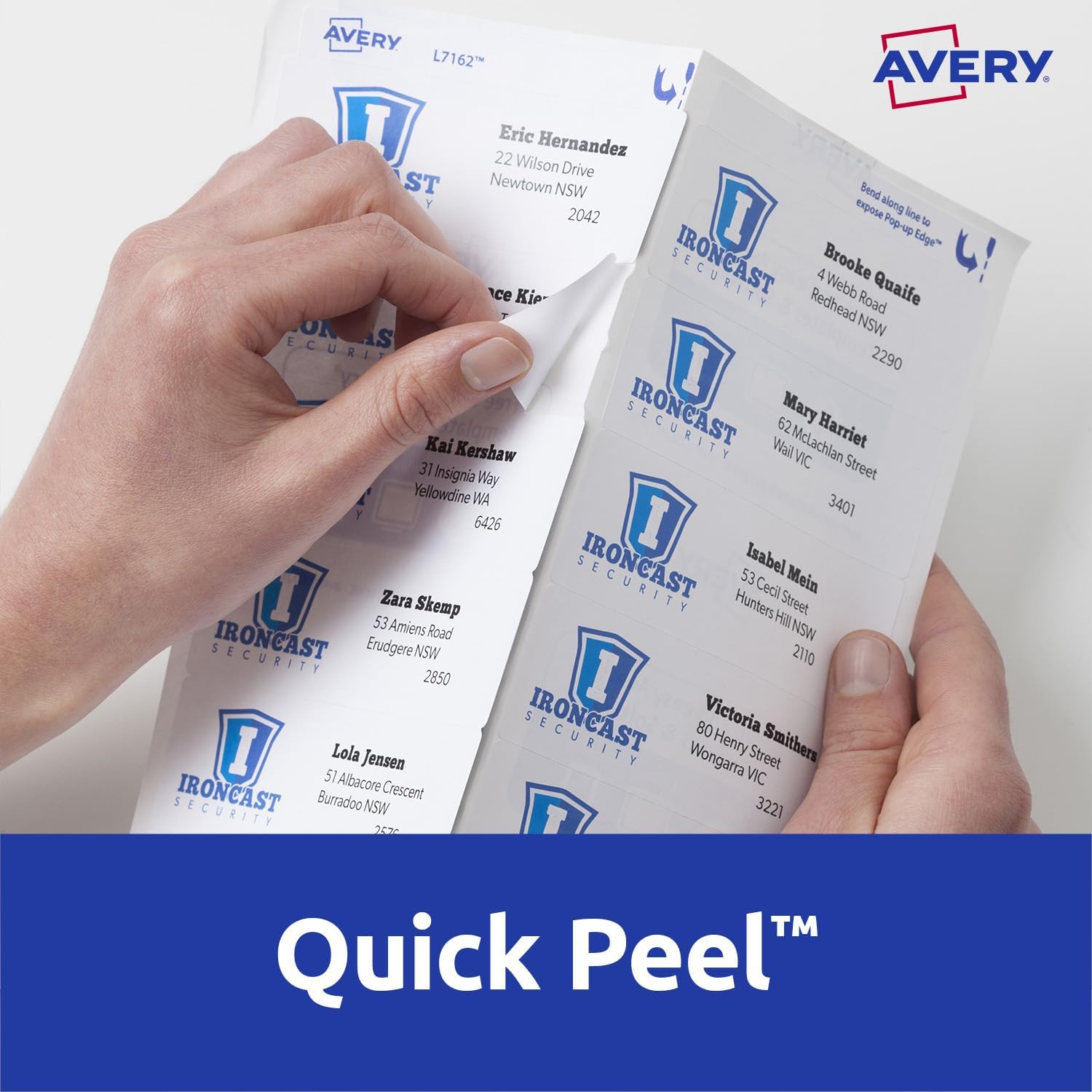 Avery Shipping & Address Labels - White, 99.1 x 38.1mm, 1400 Labels / 100 Sheets - Image 7
