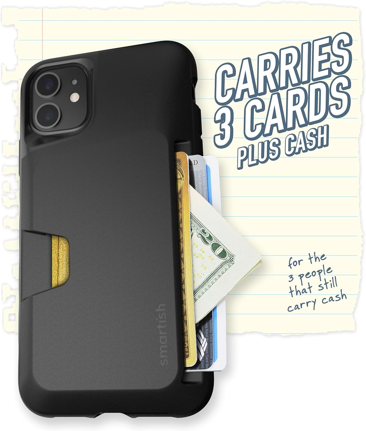 For iPhone 11 Wallet Case - Slim + Protective Credit Card Holder - Image 3