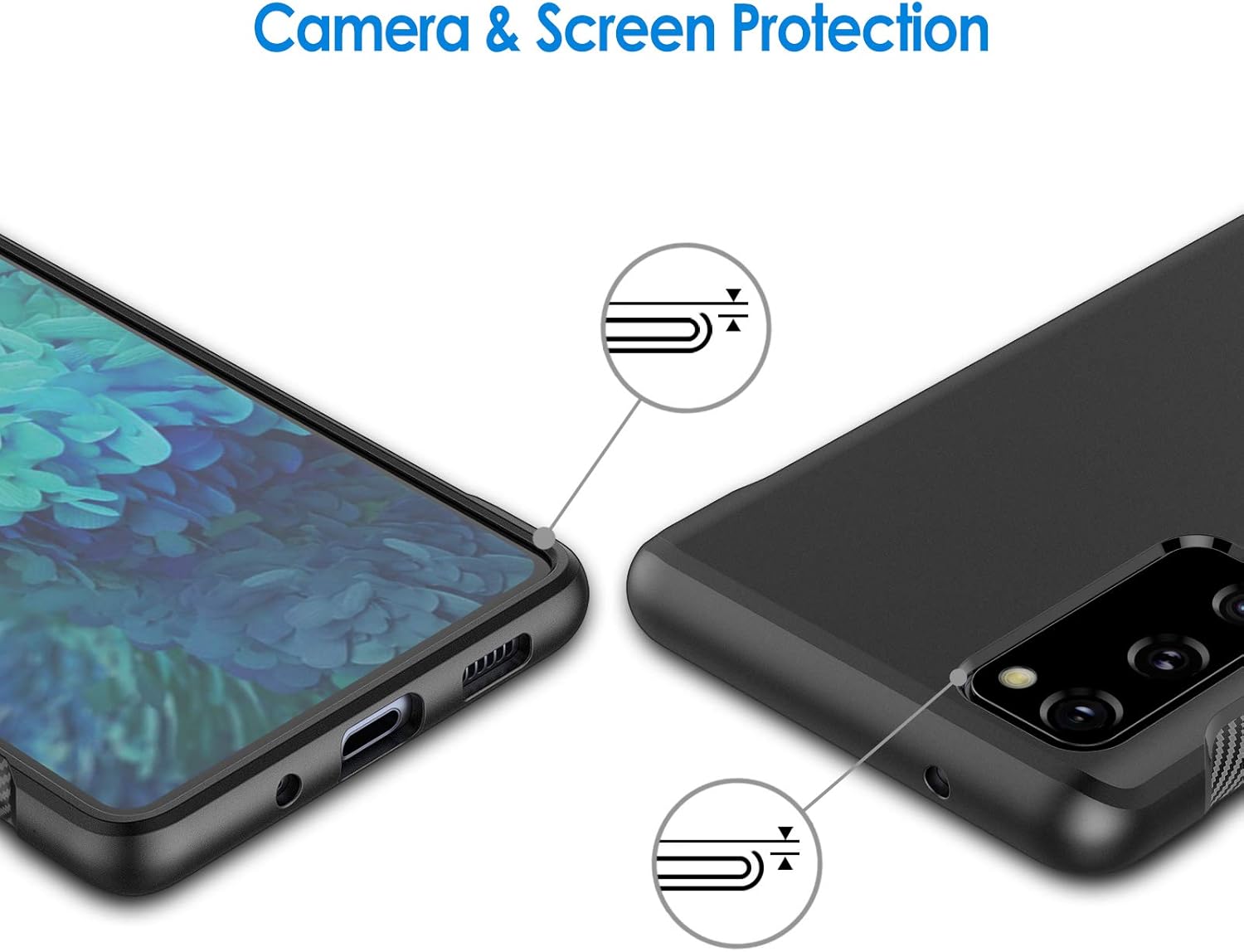 Slim Fit Case Compatible with Samsung Galaxy S20 FE 5G 6.5-Inch, Thin (Black) - Image 6