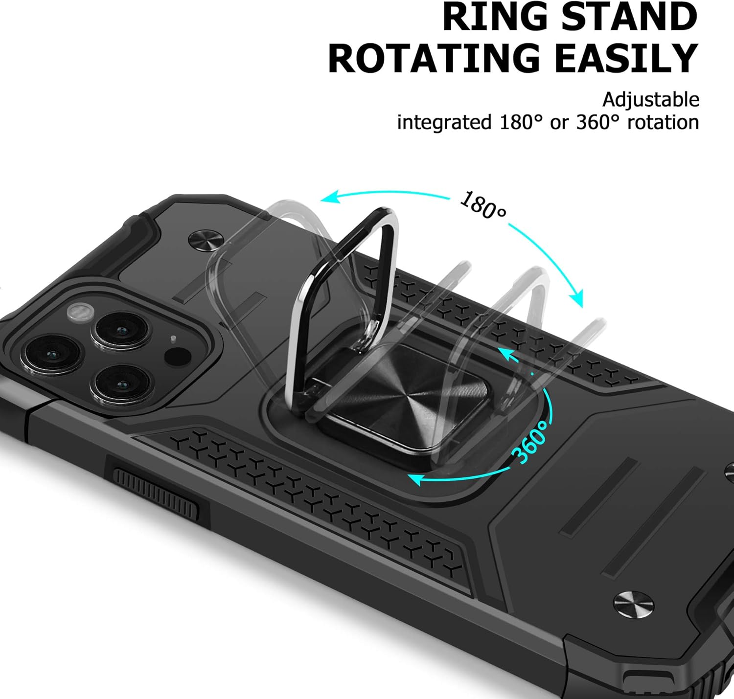 iPhone 12 Pro Max, Shockproof Rugged Military Grade Drop Protection Case - Image 2