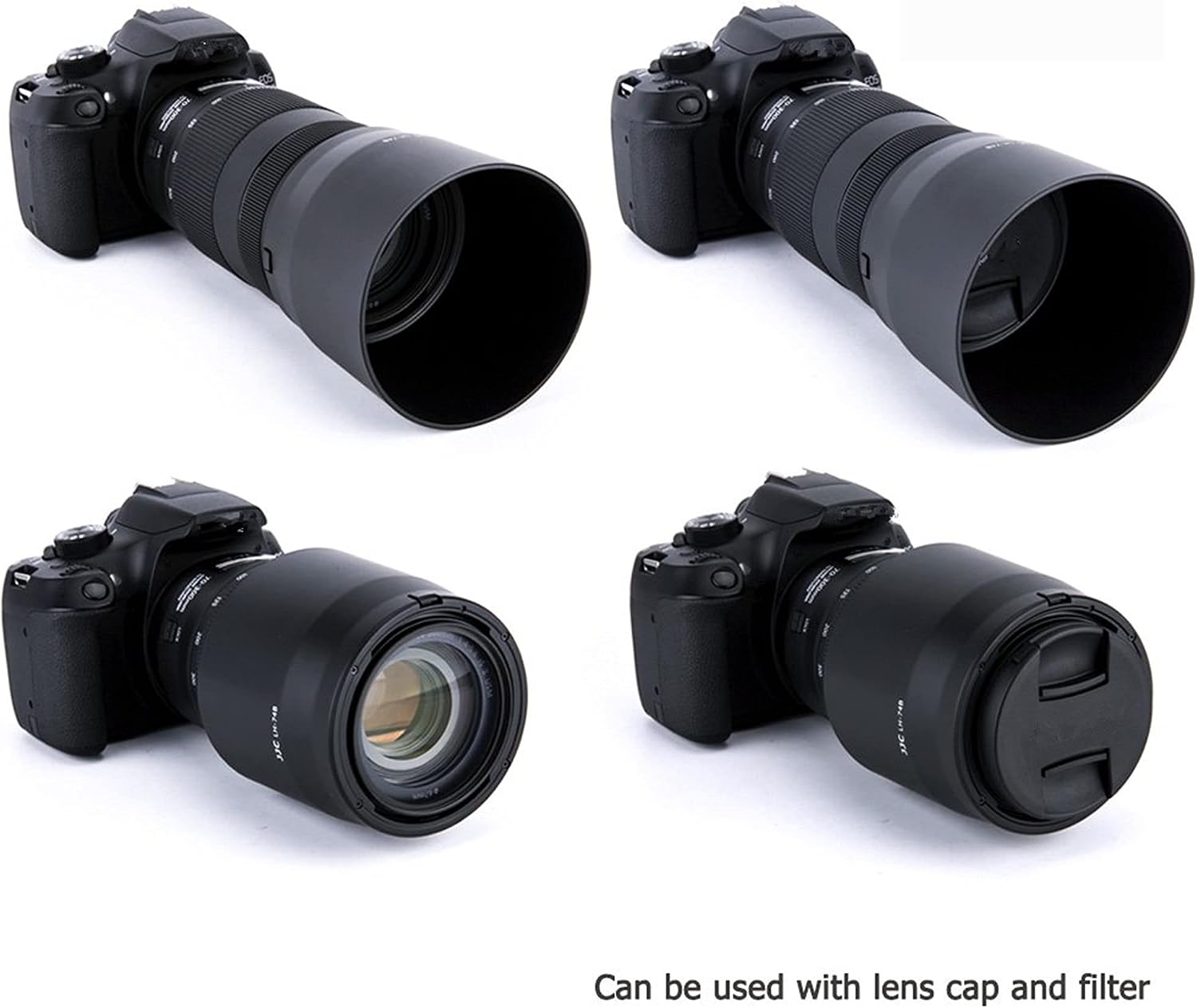 Reversible Lens Hood Shade Bayonet for Canon RF 100-400mm F5.6-8 IS - Image 5