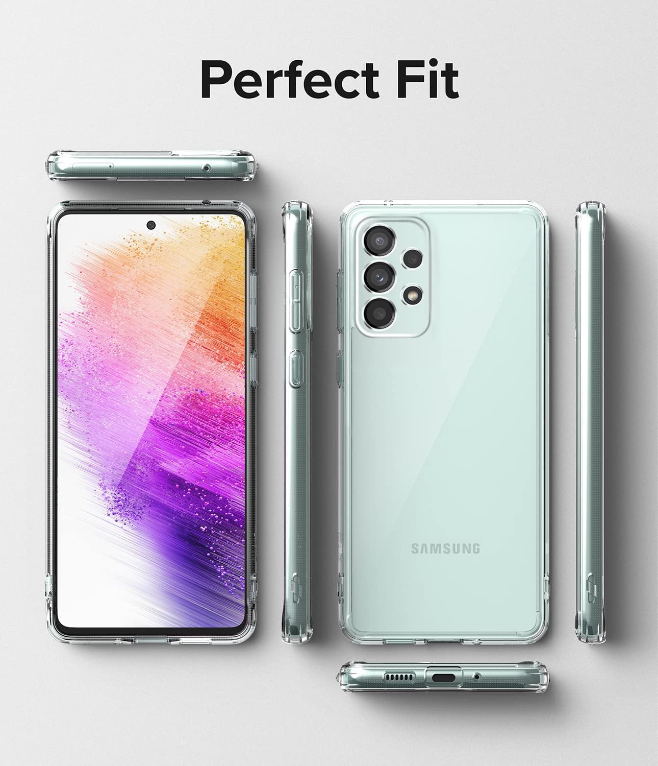 For Samsung Galaxy A73 5G 6.7 inch, Soft Ultra Slim Shockproof Protective Case - Image 5