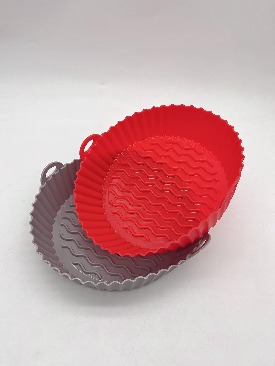 Silicone Ultimate Air Fryer Resuable Liners, 2Pcs Pots Resuable Airfryer Liner