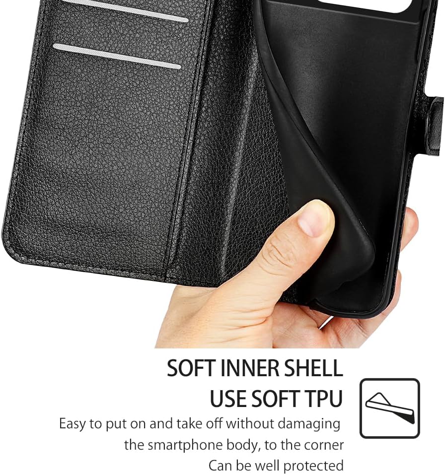 Google Pixel 8 Pro PU Leather Flip Cover Premium Magnetic Wallet Card Phone Case - Image 4