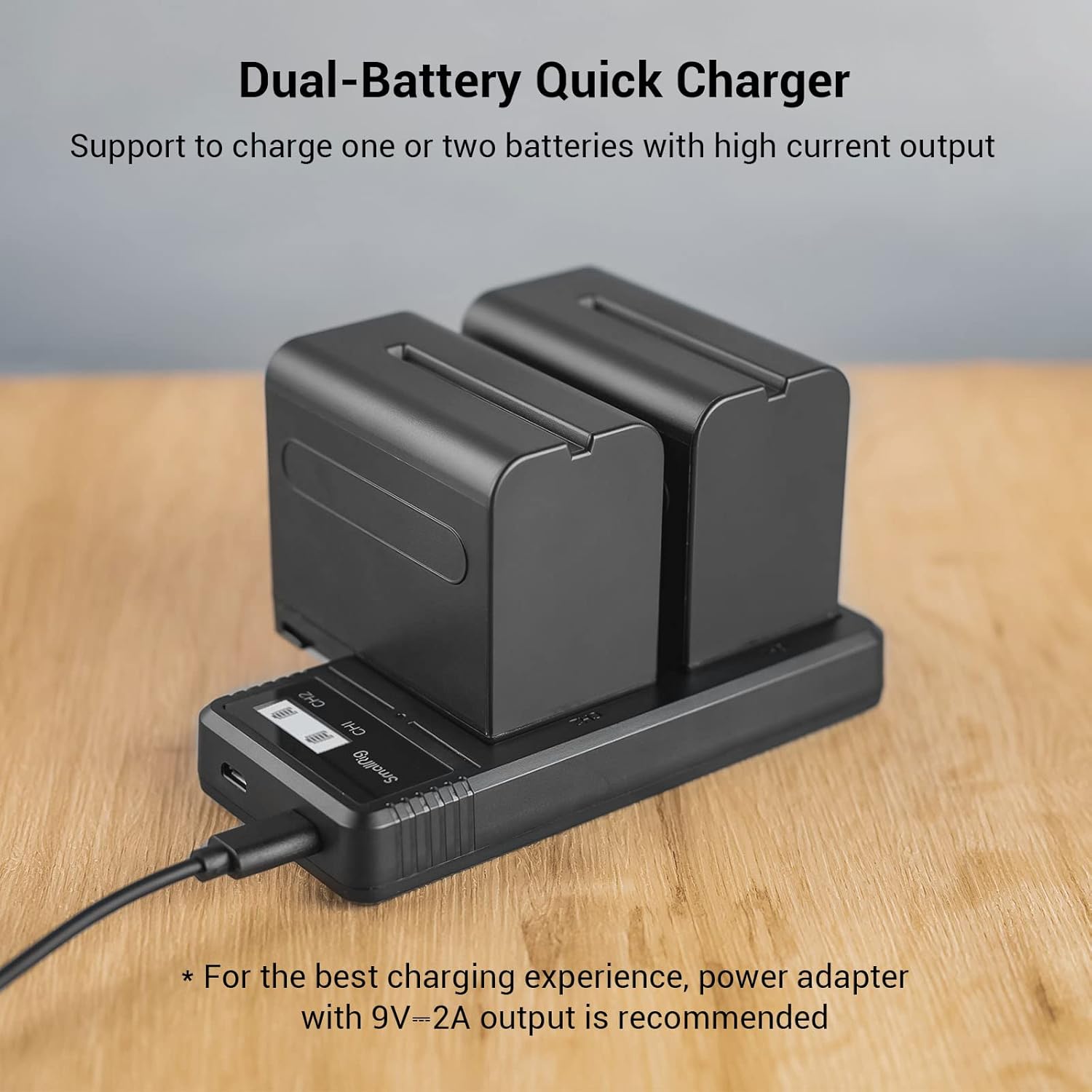 Replacement Batteries (2 Pack) & Fast USB Dual Charger for Sony NP-F970 - Image 8