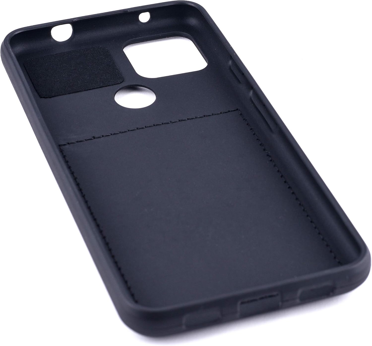 Google Pixel 4a 5G (6.2") Synthetic Leather Magnetic Wallet Case - Black/ Grey - Image 8