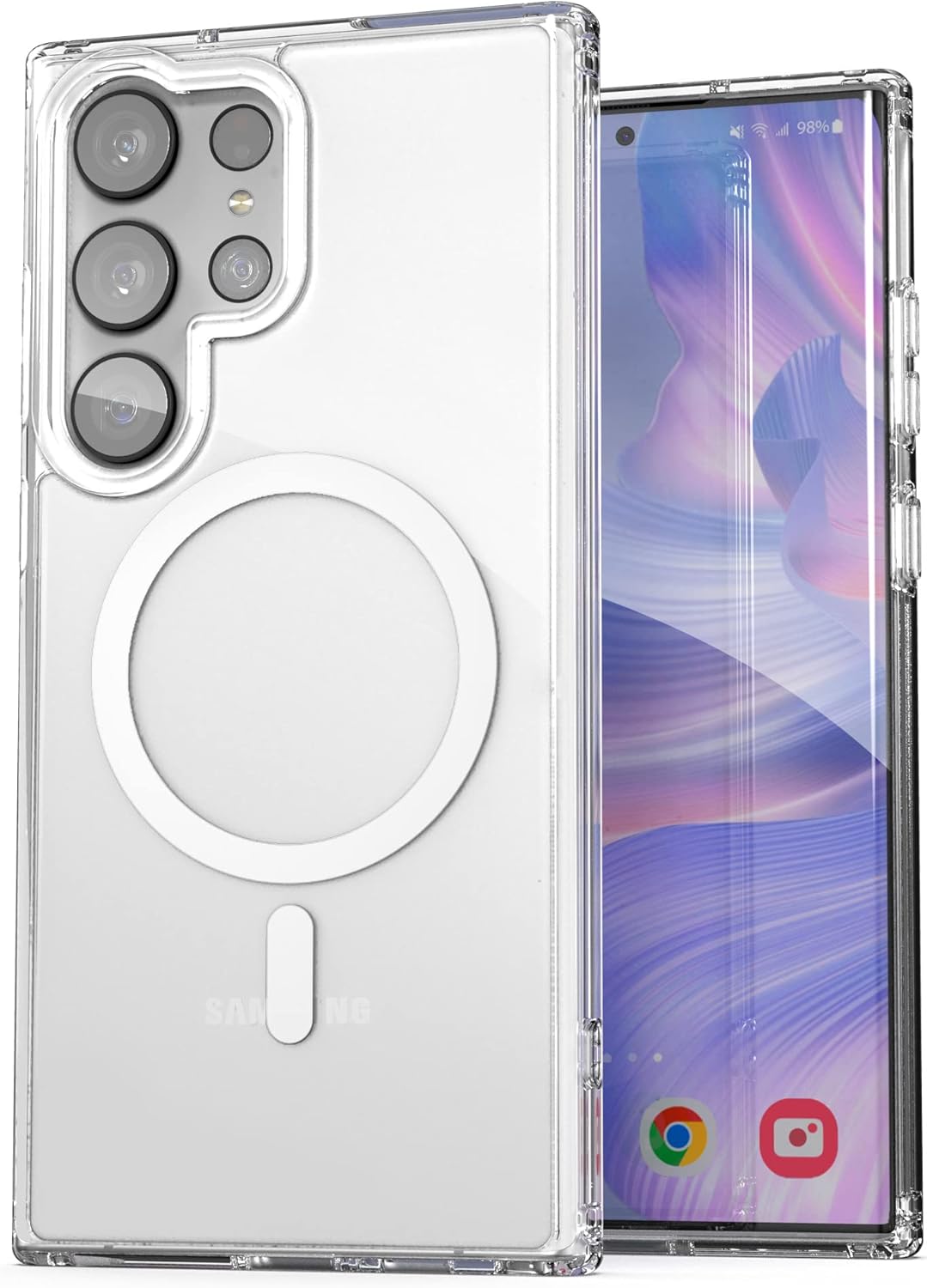 Samsung Galaxy S23 (2023) Ultra (6.8") Protective Hybrid Clear Case