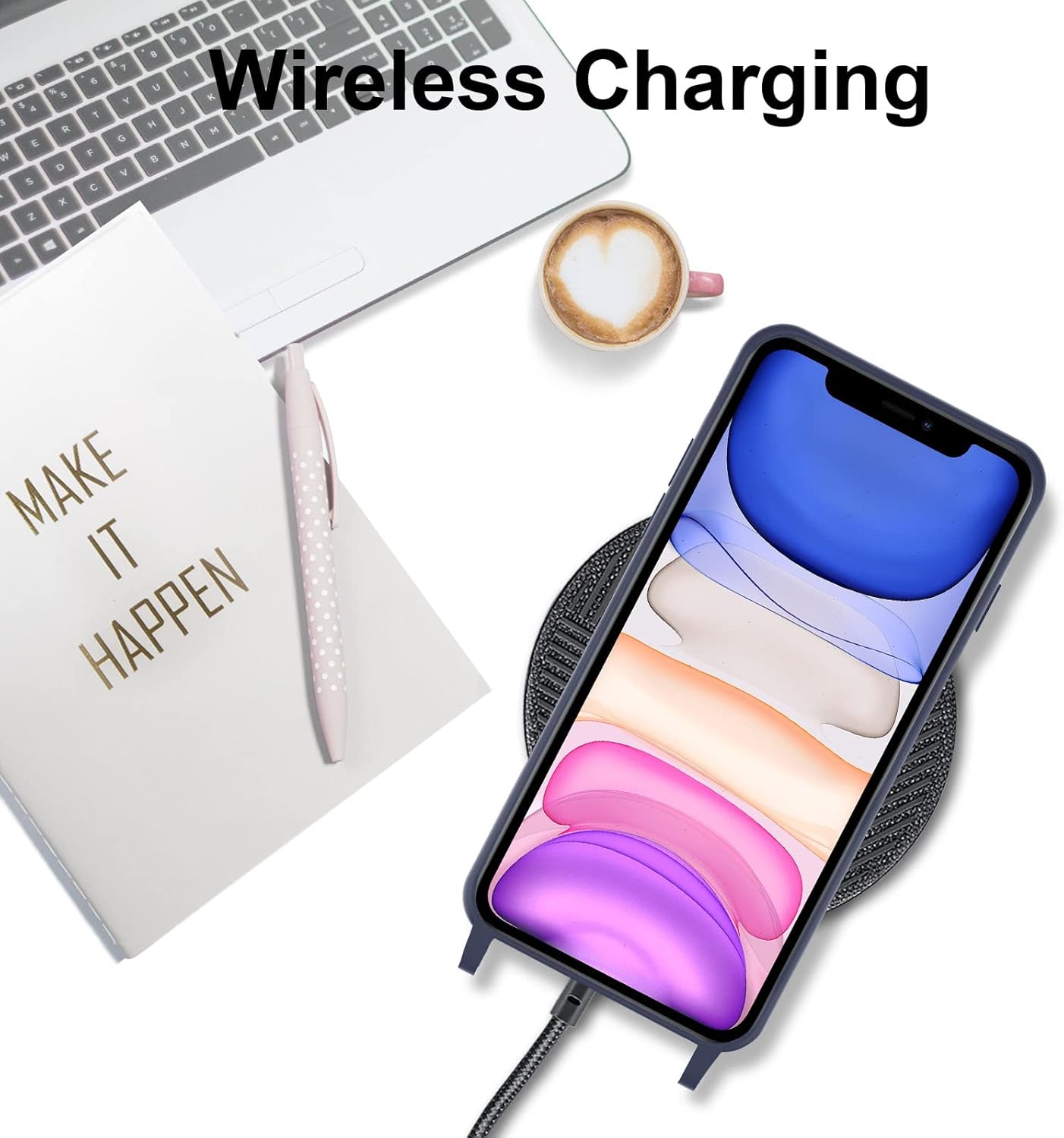 Crossbody Lanyard Phone case for iPhone 15 6.1 inch, Silicone Protective Case - Image 5