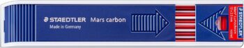 STAEDTLER 204-2 ST Mars Carbon 2mm, Red, 12 Lead