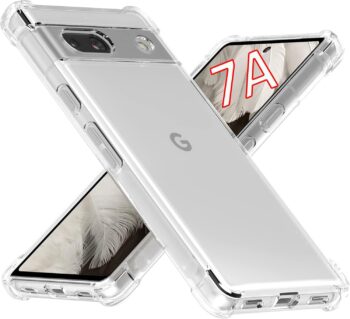 For Google Pixel 7A Clear TPU Four Corners Protective Case - Transparent