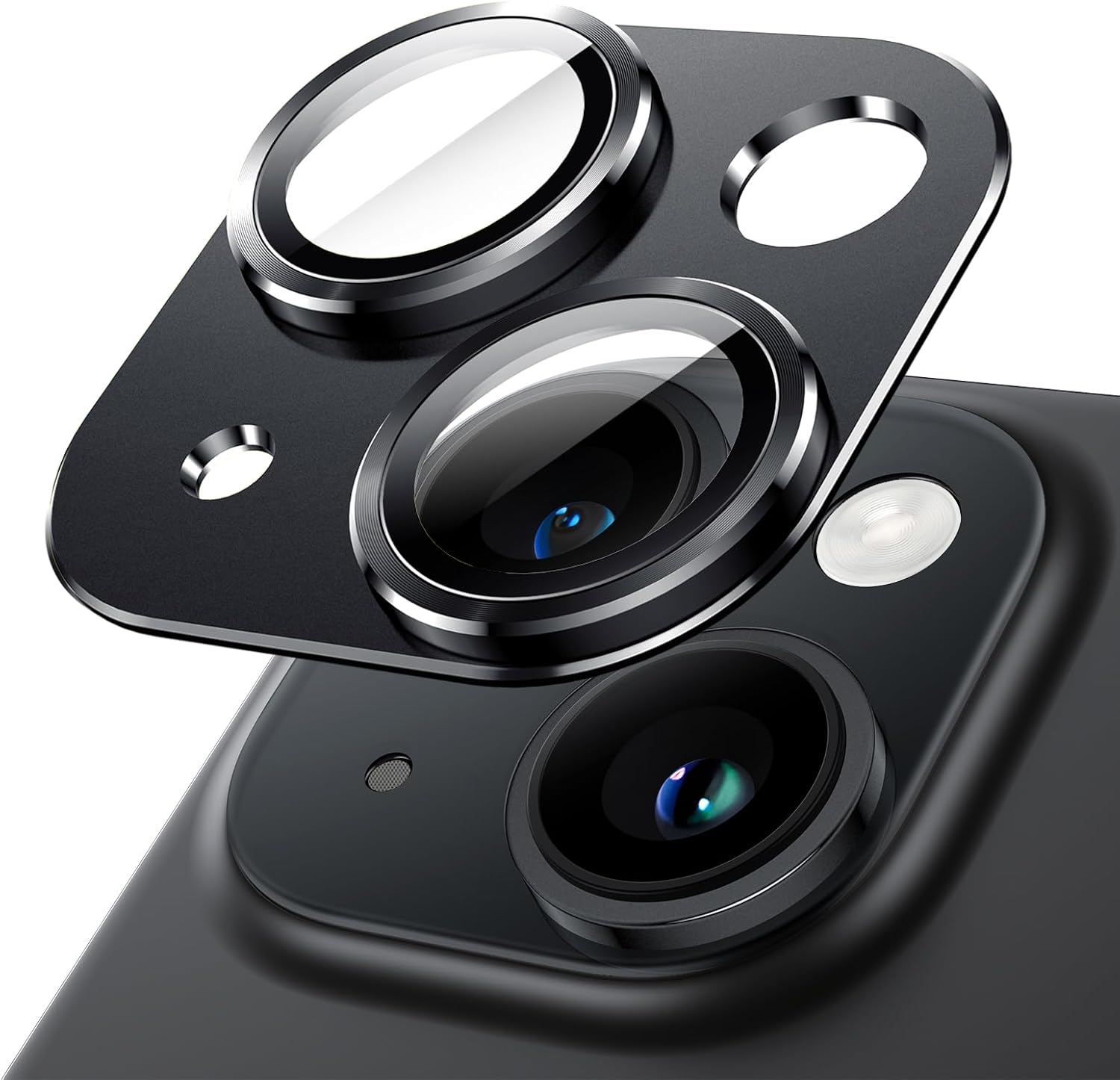 9H Camera Lens Protector for iPhone 15 6.1" and iPhone 15 Plus 6.7" (Midnight)