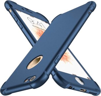 iPhone 6/6s Ultra-Thin Hard PC + Silicone Case - Blue