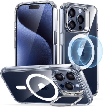 For iPhone 15 Pro Case, Compatible with MagSafe, Military-Grade Protective Case