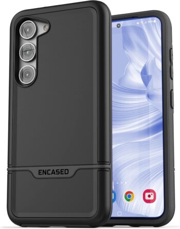 Samsung Galaxy S23 - Shockproof Hybrid Phone Case (Black)