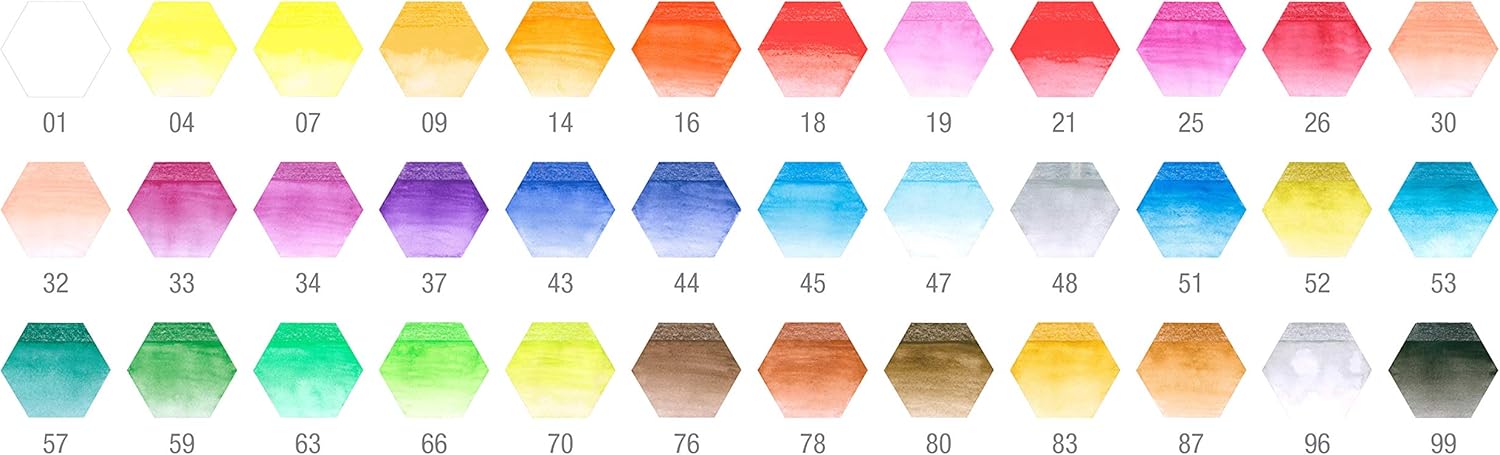 Faber-Castell Vibrant Watercolor Pencils, Assorted – Pack of 36, (16-114466) - Image 3