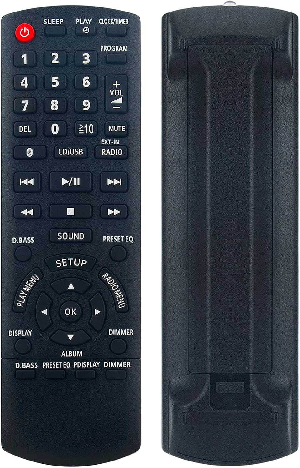Replacement Remote fit for Panasonic CD Stereo System SC-PMX92