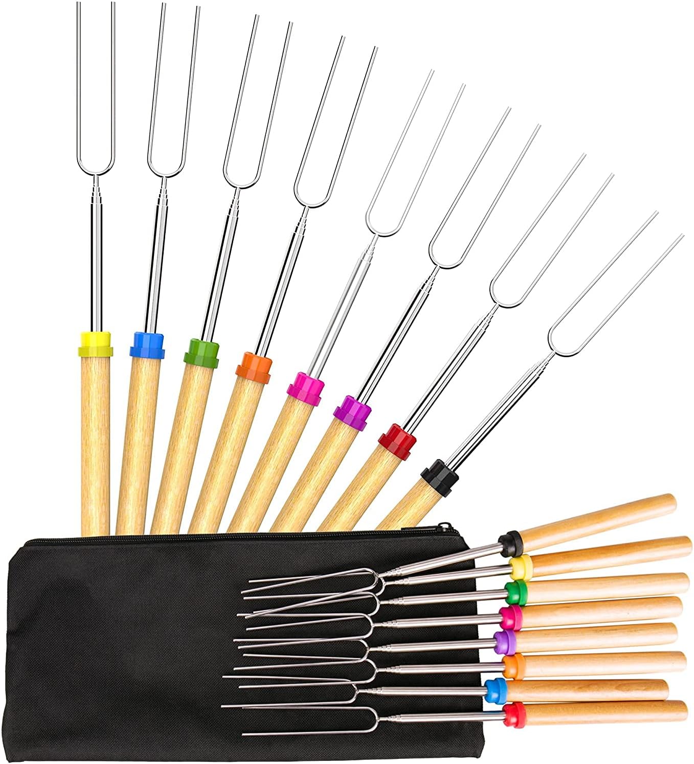 Marshmallow Roasting Stick, Marshmallow 8 Roasting Sticks 32 Inch Telescoping - Image 5