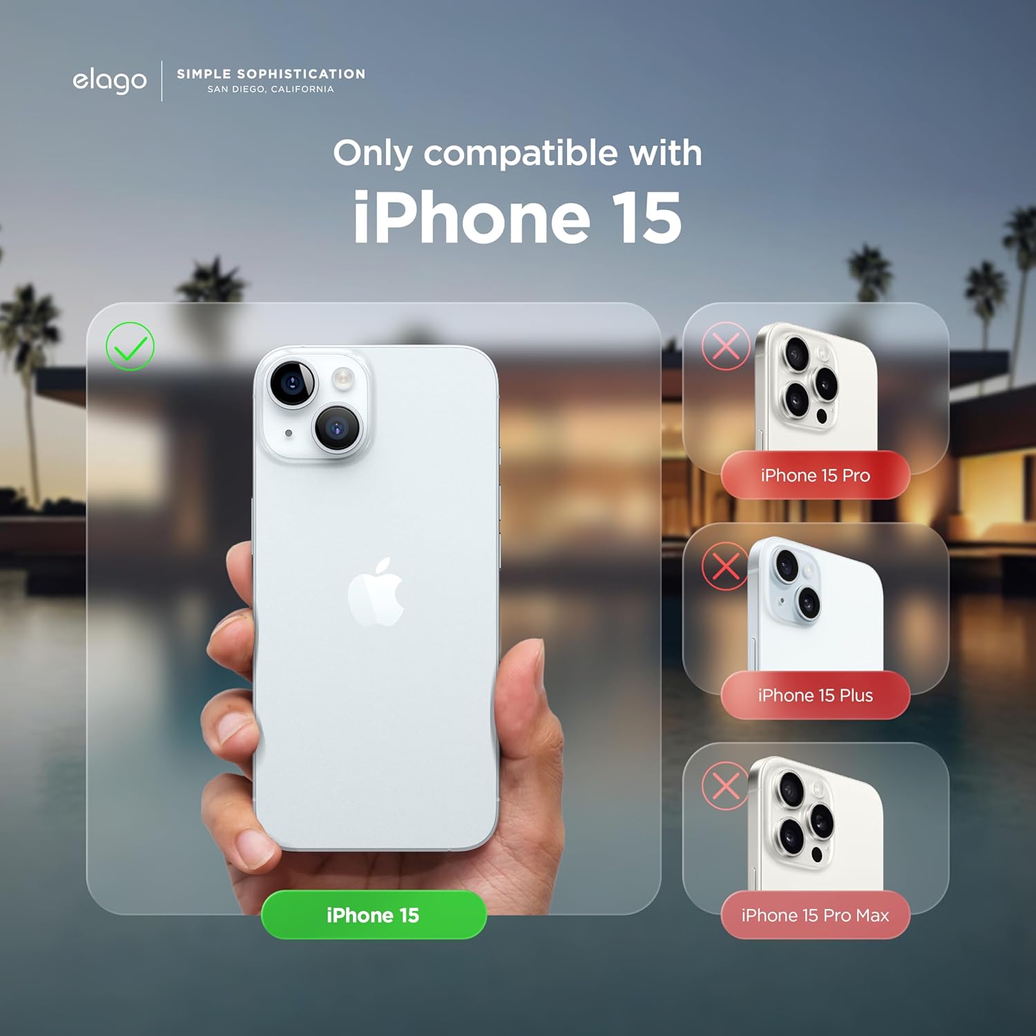 Liquid Silicone Case Compatible with iPhone 15 Case, Premium Silicone (Stone) - Image 2