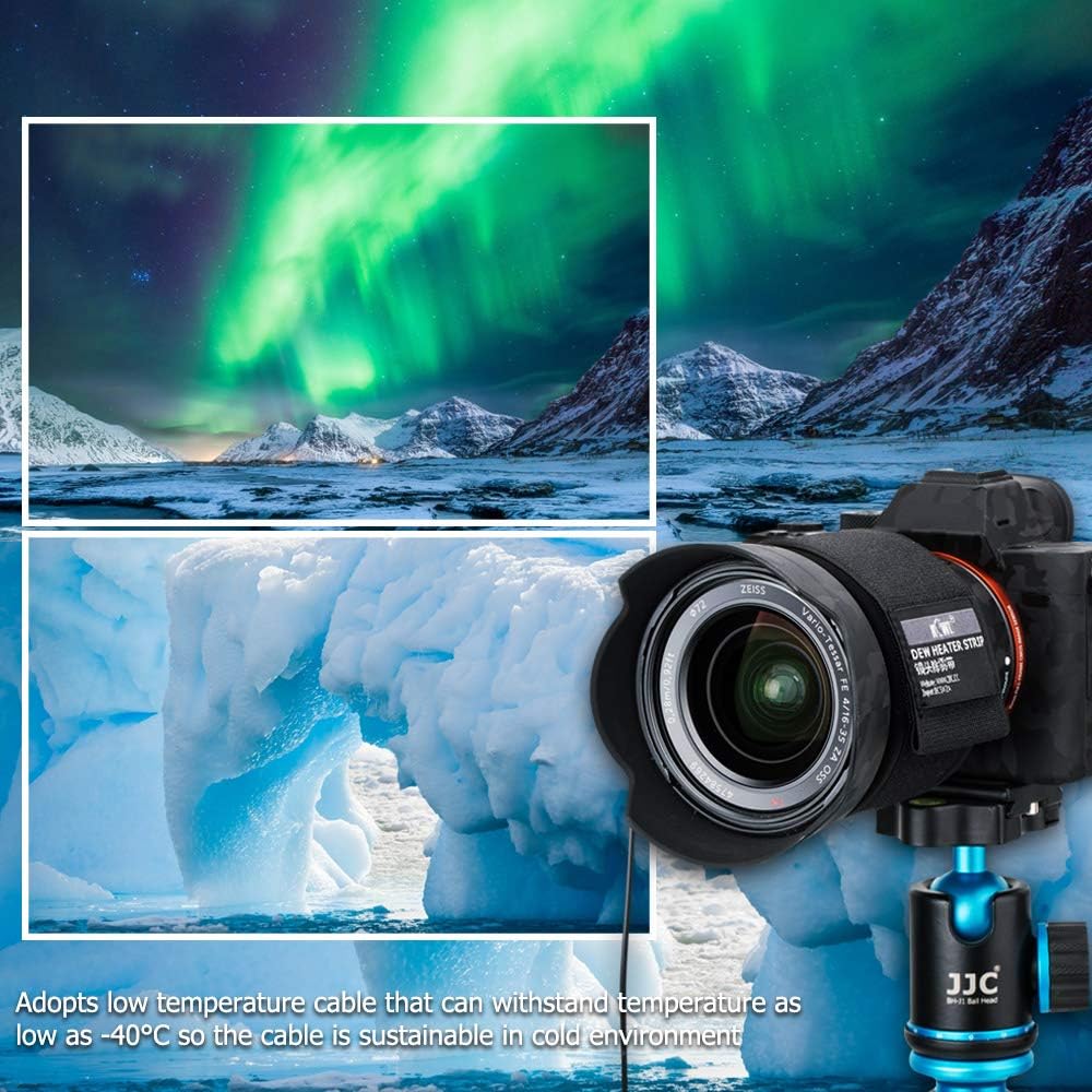 USB Lens Heater Warmer Len Dew Heater Strip with 3 Heating Modes for Camera Lens - Image 5