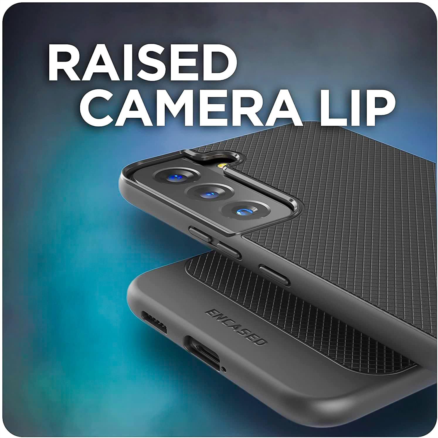 For Samsung Galaxy S22 Case, Slim Fit Flexible Thin Armour Case w Grip (Black) - Image 5