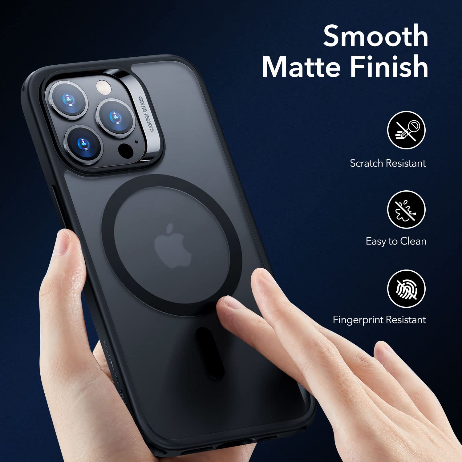 For iPhone 13 Pro Case, Compatible with MagSafe, Shockproof (HaloLock) Frosted - Image 6