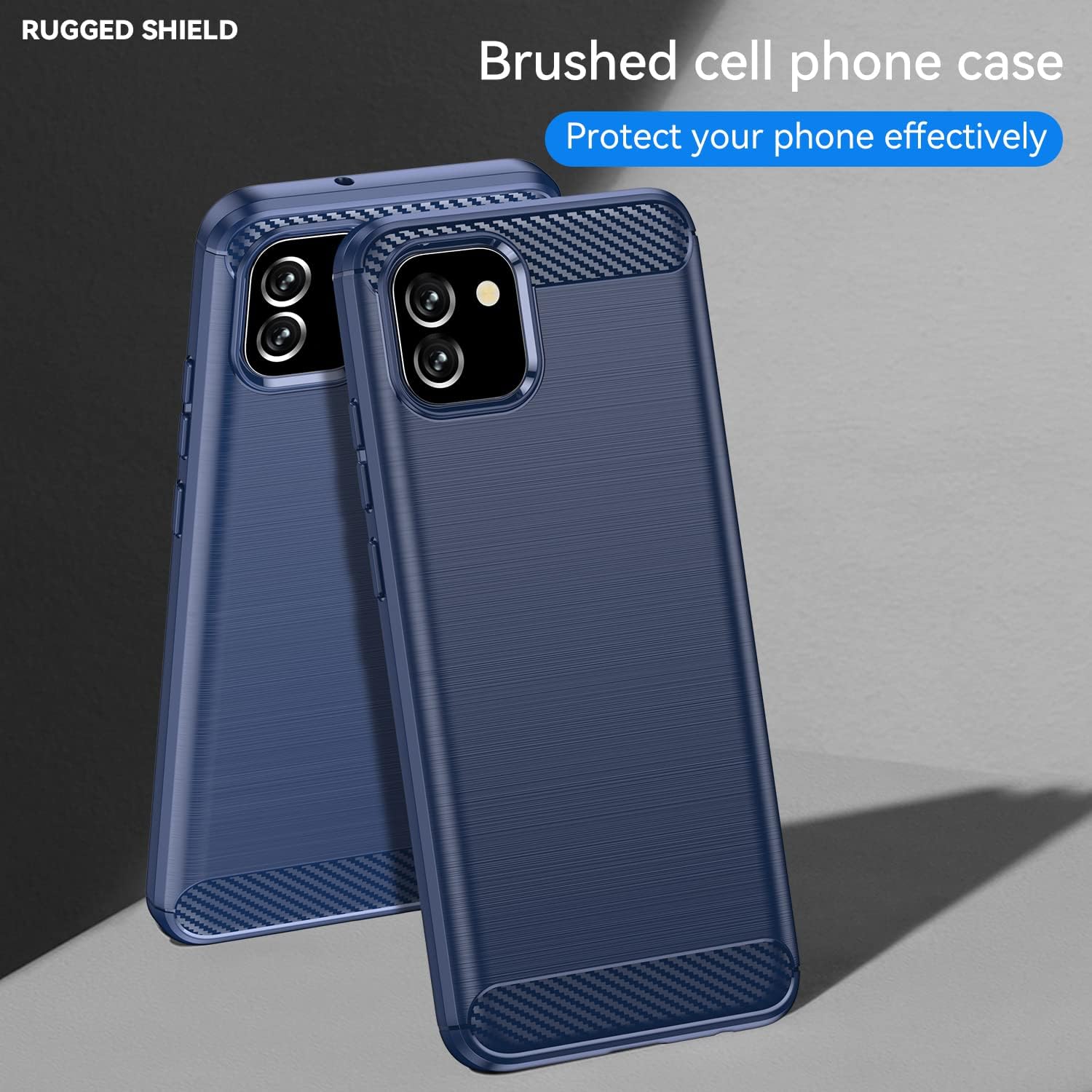 Case for Samsung Galaxy A03 Silicone Slim Case w Tempered Glass Screen Protector - Image 8