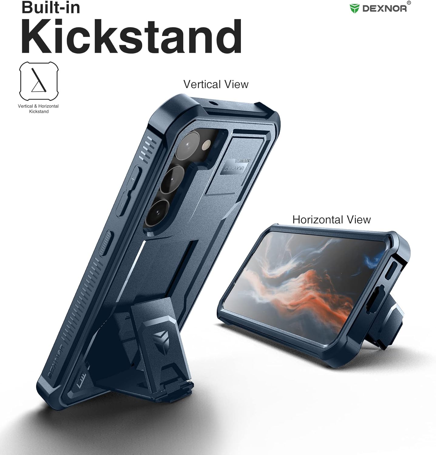 Samsung Galaxy S23, Bumpershock Technology Drop Protection Rugged Phone Case - Image 4