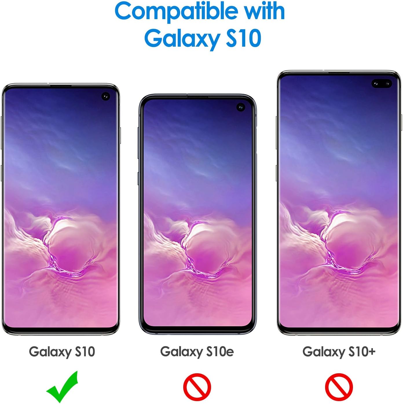 Slim Fit Case Compatible with Samsung Galaxy S10, Thin Phone Cover - Image 2
