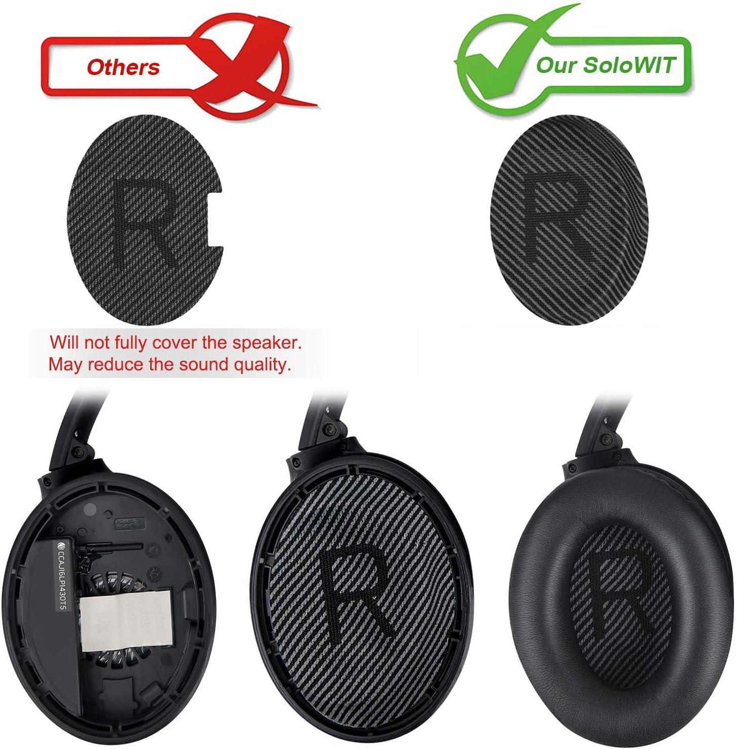 Replacement Earpads Cushions for Bose QuietComfort 35 (QC35) & Quiet Comfort 35 - Image 5