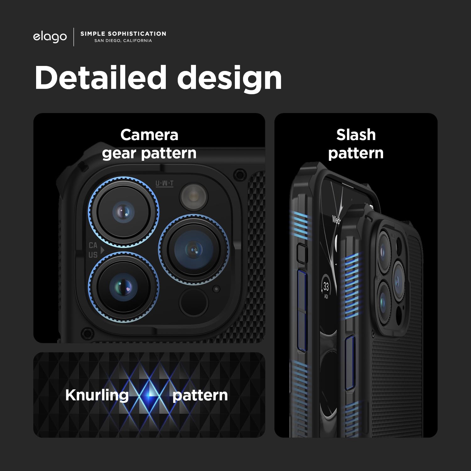 Magnetic Armour Case Compatible with iPhone 15 Pro (Black) - Image 5