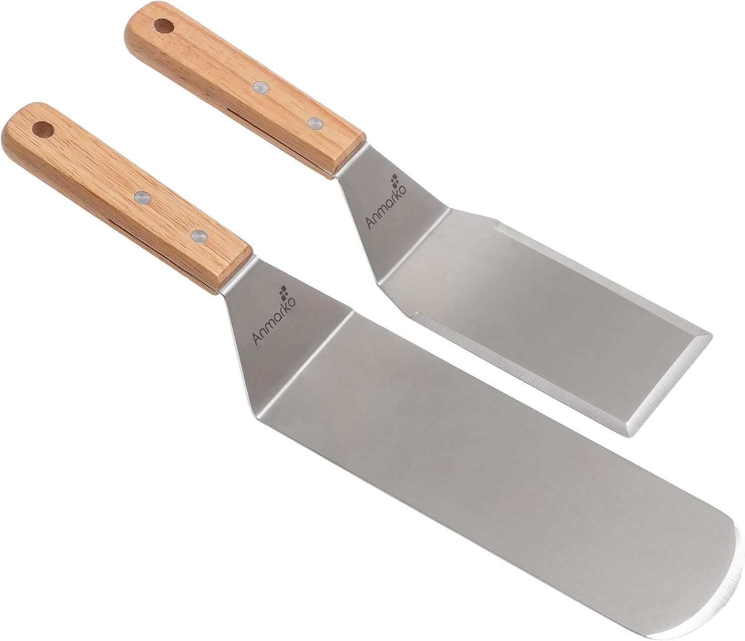 Metal Spatula Set - Griddle Spatula - Teppanyaki spatulas - Griddle Scraper