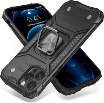 iPhone 12 Pro Max, Shockproof Rugged Military Grade Drop Protection Case